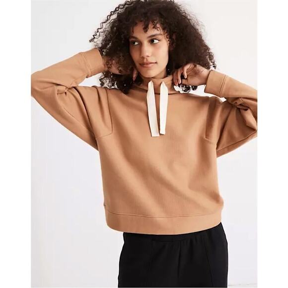 Madewell Tops - Madewell Ribbed Funnelneck Sweatshirt